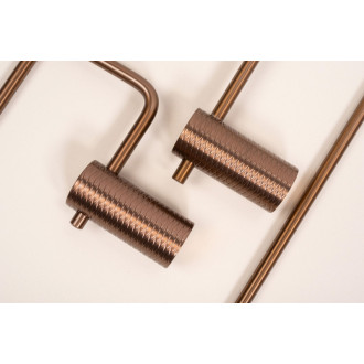 REA Držiak na toaletný papier 9711 Prism Brush Copper REA-98022