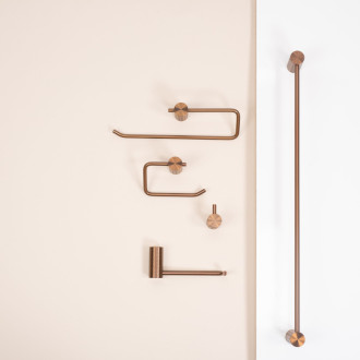 REA Držiak na toaletný papier 9711 Prism Brush Copper REA-98022