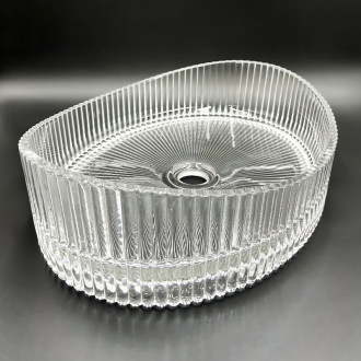 REA Umývadlo na dosku Harper Transparent REA-U8525