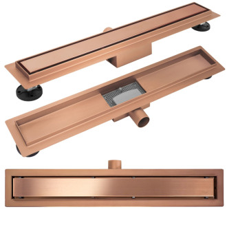 REA Odtokový žľab Neox brush copper 60 REA-G4897