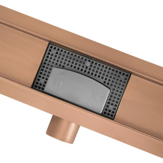 REA Odtokový žľab Neox brush copper 60 REA-G4897