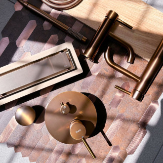 REA Odtokový žľab Neox brush copper 60 REA-G4897