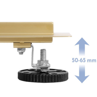 Odtokový žľab Rea Neox brush gold 80