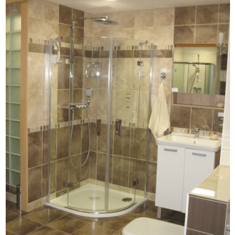 Sprchová vanička štvrťkruhová Ravak 90x90 cm liaty mramor XA237701010