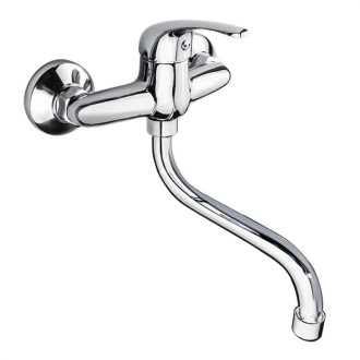 Lila drezová batéria nástenná 100 mm s ramienkom trubkovým pr. 18 mm - 300 mm CBEE301A06