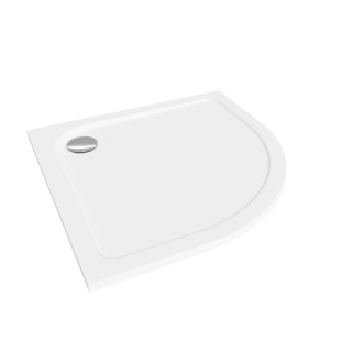 Sprchová vanička štvrťkruhová SAT Project 80x80 cm liaty mramor SATSVPRO80S