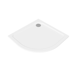 Sprchová vanička štvrťkruhová SAT Project 100x100 cm liaty mramor SATSVPRO100S