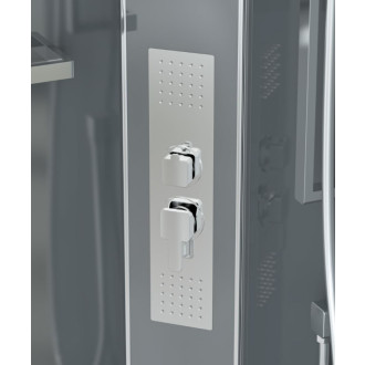 Sprchový box štvrťkruh 90x90 cm SAT SATBOXS90CRT