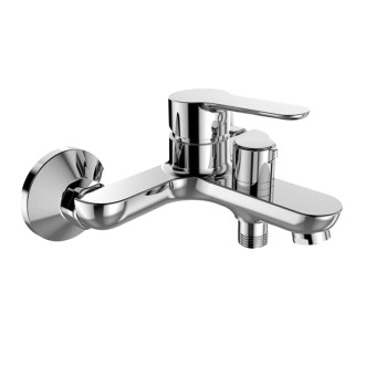 Zuna vaňová batéria nástenná 150 mm bez príslušenstva, s keram.prepínačom CB90104Z