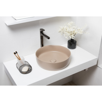 INFINITIO umývadlo na dosku, zelená mat 39x39cm SATINF3939LBRM