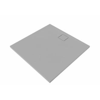 Sprchová vanička štvorcová SAT Vision 90x90 cm liaty mramor šedá SATSVVI90QS