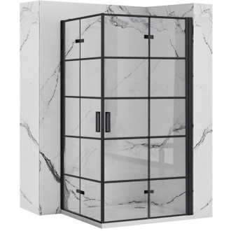 REA Sprchová kabína Molier Black Double 80x110 KPL-02011
