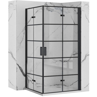 REA Sprchová kabína Molier Black Double 80x90 KPL-K1011
