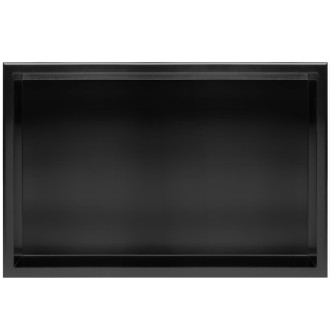 REA Kúpeľňová polica 30x60, čierna mat REA-05605