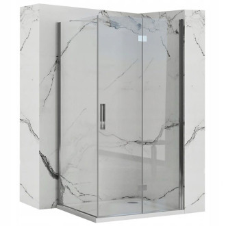 REA Sprchová kabína Molier Chróm 90x80 KPL-K1539