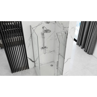 REA Sprchová kabína Molier Chróm 90x80 KPL-K1539