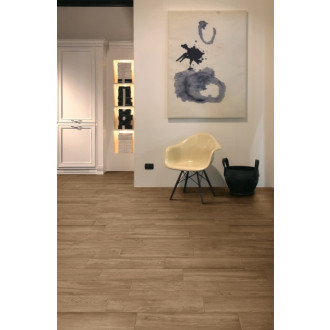 Dlažba Multi Frassino brown 15x60 cm mat FRAS156BR