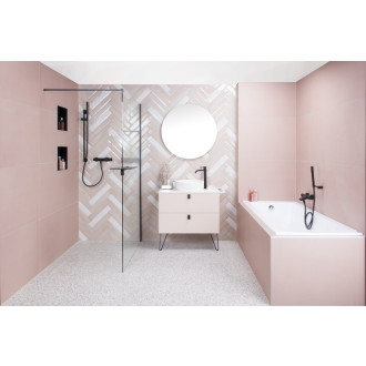 Obklad Del Conca Frammenti rosa 7,5x40 cm lesk 74FR16