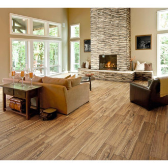 Dlažba Stylnul Ebano miel 21x62 cm mat EBANOMI