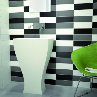 Obklad Ribesalbes Chic Colors limestone bisiel 10x30 cm lesk CHICC0709