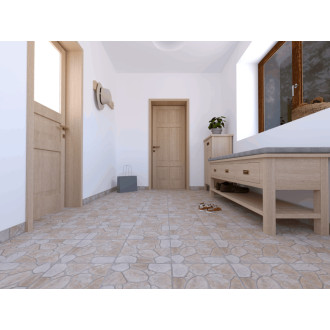 Dlažba Multi Plaza beige 30,7x30,7 cm reliéfna PLAZA31BE