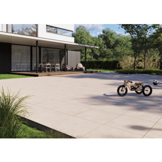 Dlažba Rako Betonico Outdoor svetlo béžová 60x60 cm mat DAR66793.1