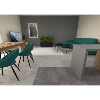 Dlažba Fineza Lobby sivá 60x60 cm mat LOBBY60GR