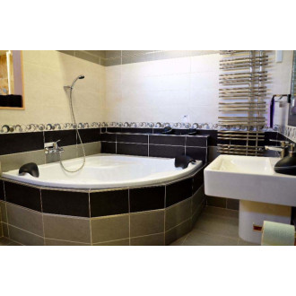 Obklad Kale Smart black 20x50 cm mat RM9132