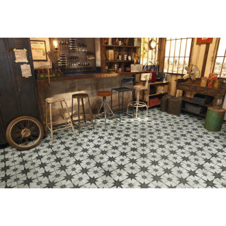 Dlažba Peronda FS Star negro 45x45 cm mat FSSTARN