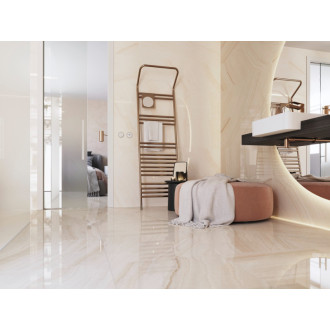 Obklad Rako Onyx tmavo béžová 40x120 cm lesk WAKV6835.1