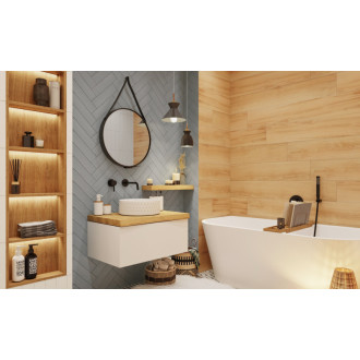 Obklad Ribesalbes Ocean sky blue 7,5x30 cm mat OCEAN2847