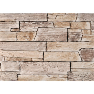 Obklad Vaspo bridlica hradná béžovohnedá 14,5x37 cm reliéfna V52302