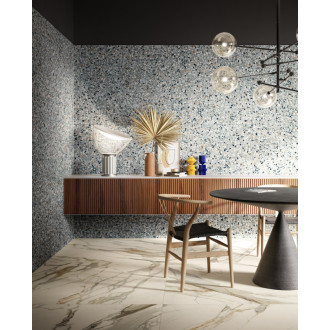 Dlažba Del Conca Frammenti azzurro 20x20 cm mat 20FR02MA