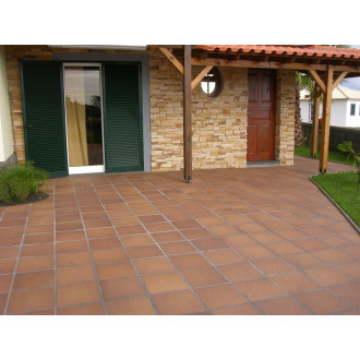 Dlažba Gresan Albarracin tehlová 33x33 cm mat GRA3333