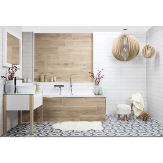 Obklad Ribesalbes Chic Colors blanco 10x30 cm lesk CHICC0706