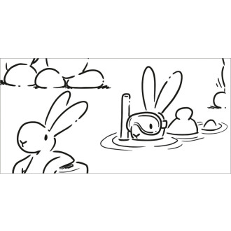 Obklad Rako Play biela 20x40 cm lesk WADMB210.1