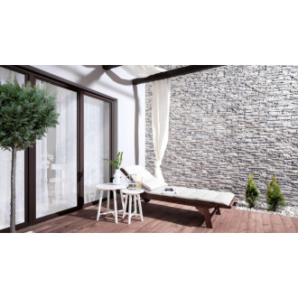 Obklad Stones Patan soft grey 38,5x10 cm reliéfny PATANSOGR