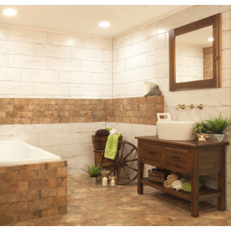 Obklad Fineza Country white 20x60 cm mat COUNTRY26WH