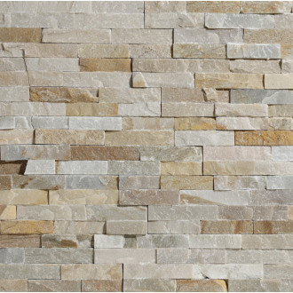 Kamenný obklad Stones Lithos ivory 10x40 cm KAMENIV