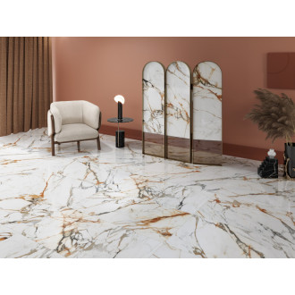 Dlažba Kale Royal Marbles calacatta macchia vecchia 60x120 cm lesk MPBR585
