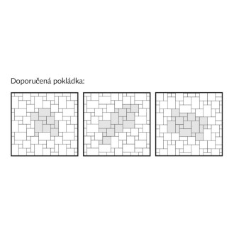 Dlažba Realonda Modular dust grey 44x66, 44x44, 22x22, 22x44 cm mat MDUSTGR