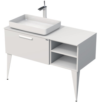 LUXE um.skř.s dosk 110 biel.mat/krión L,50 LUXE110LBMBU50