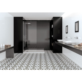 Dlažba Peronda FS Patchworks Brixton čiernobiela 45x45 cm mat BRIXTON