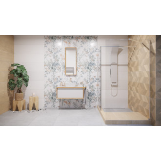 Obklad Kale Shiro Bloom beige 33x110 cm mat MAS6851R