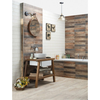 Dlažba Bestil Nail Wood natural 8x44 cm mat NWOOD44NA