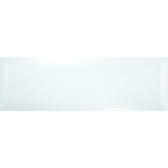 Obklad Ribesalbes Chic Colors blanco biseľ 10x30 cm lesk CHICC1296