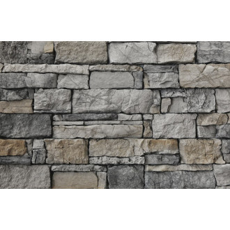 Obklad Vaspo kameň zrubový sivá 10,8x15,5, 10,8x23,5, 10,8x39 cm reliéfne V53204