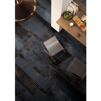 Dlažba Cir Metallo nero 30x120 cm mat 1063160