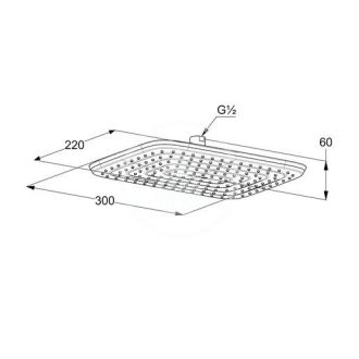 KLUDI FRESHLINE (hlavová sprcha z EXPLORER) 6445005