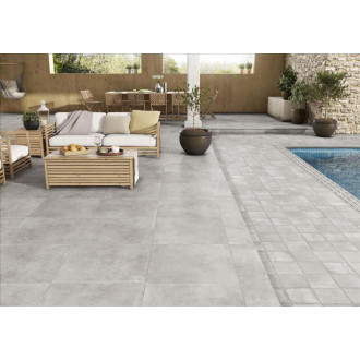 2 cm dlažba Stylnul Plus Plaster grey 60x60 cm mat PLASTER60GR2